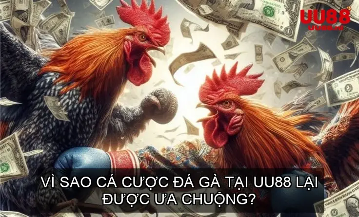 Vì Sao Cá Cược Đá Gà Tại UU88 Lại Được Ưa Chuộng?